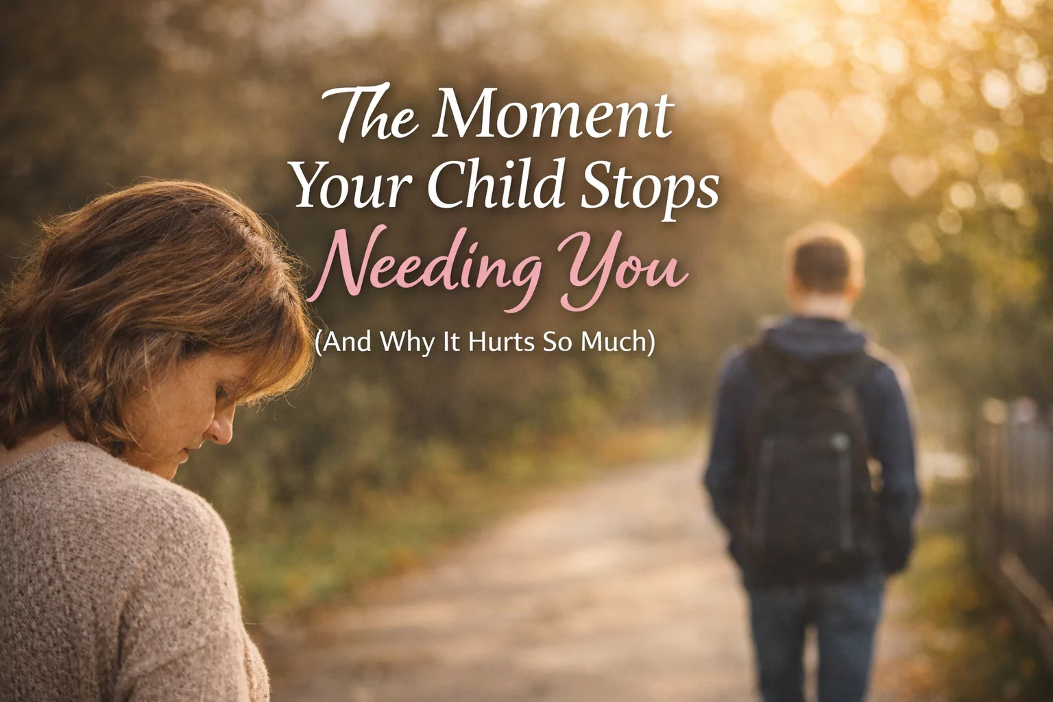 the pain of letting my child go